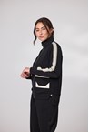 BOND JACKET - black/ivor